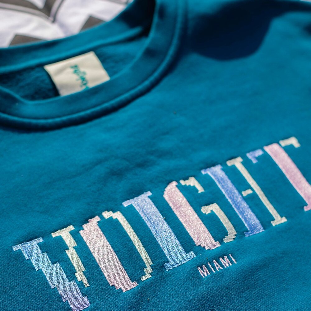 -S- 100% Cotton VOIGHT Womens Sweatshirt | Embroidered Luxury Quality Fashion